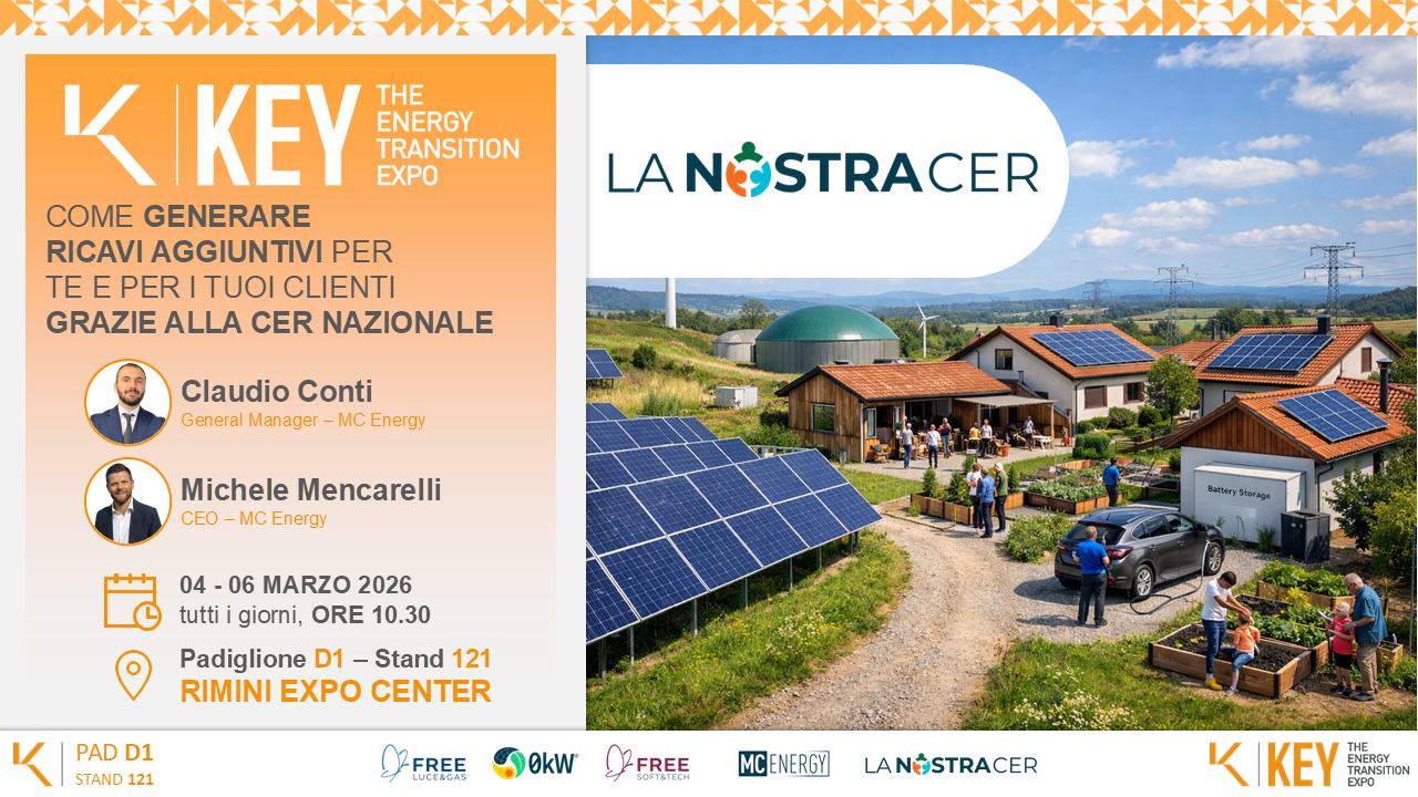 Come generare ricavi aggiuntivi per te e per i tuoi clienti grazie alla CER Nazionale