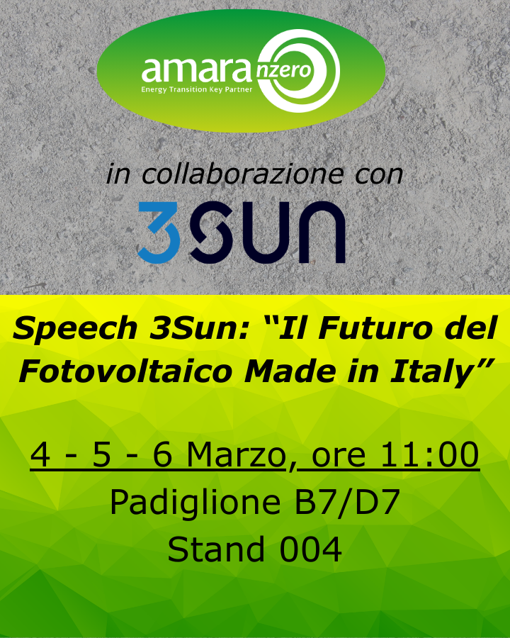 3Sun: Il Futuro del Fotovoltaico Made in Italy