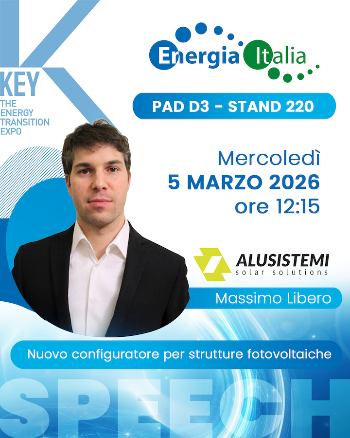 Alusistemi - Nuovo configuratore per strutture fotovoltaiche