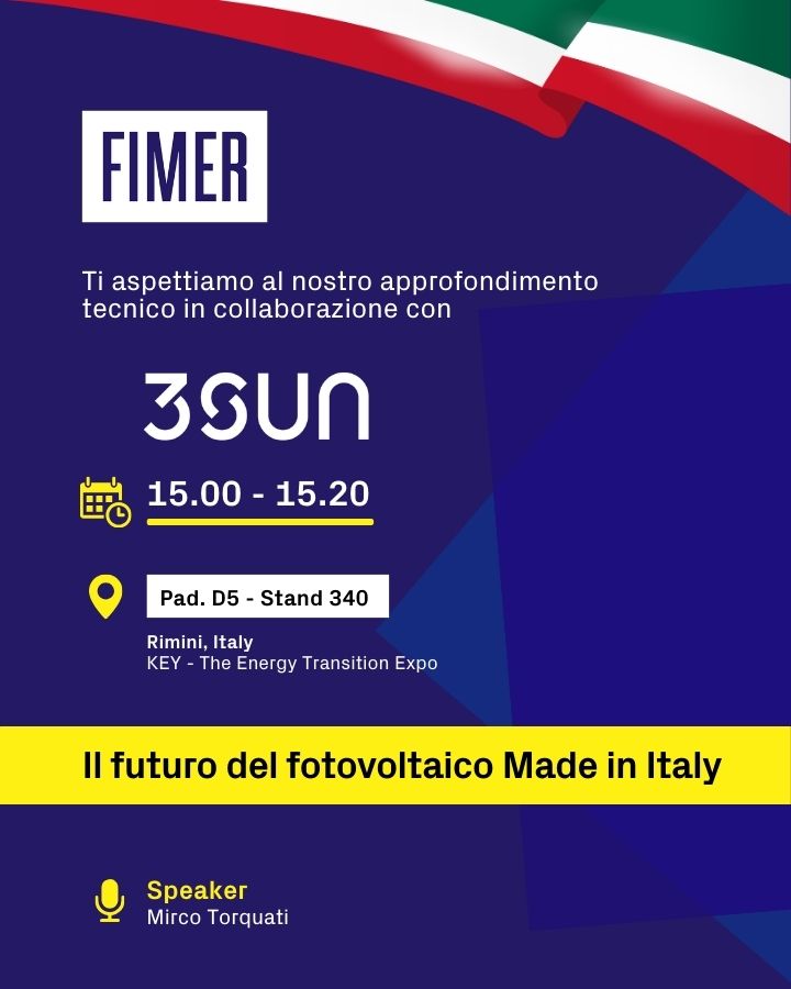 FIMER e 3SUN: Il futuro del fotovoltaico Made in Italy