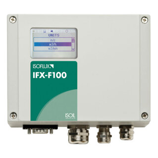 ISOFLUX-Misuratore di portata a ultrasuoni clamp-on installazione fissa IFX-F100