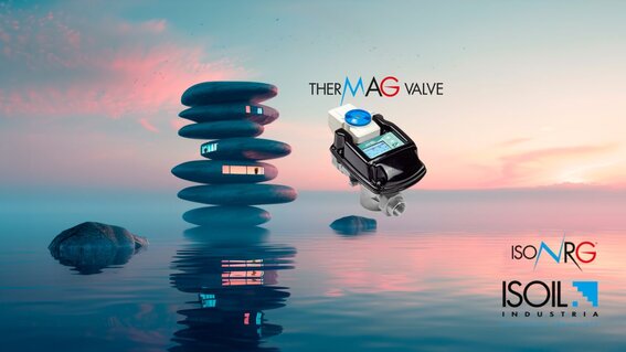 ISONRG -CS611 Thermag Valve-Valvola intelligente con contabilizzatore di energia termica elettromagnetico